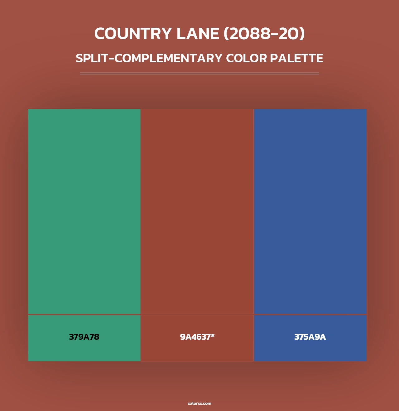 Country Lane (2088-20) - Split-Complementary Color Palette