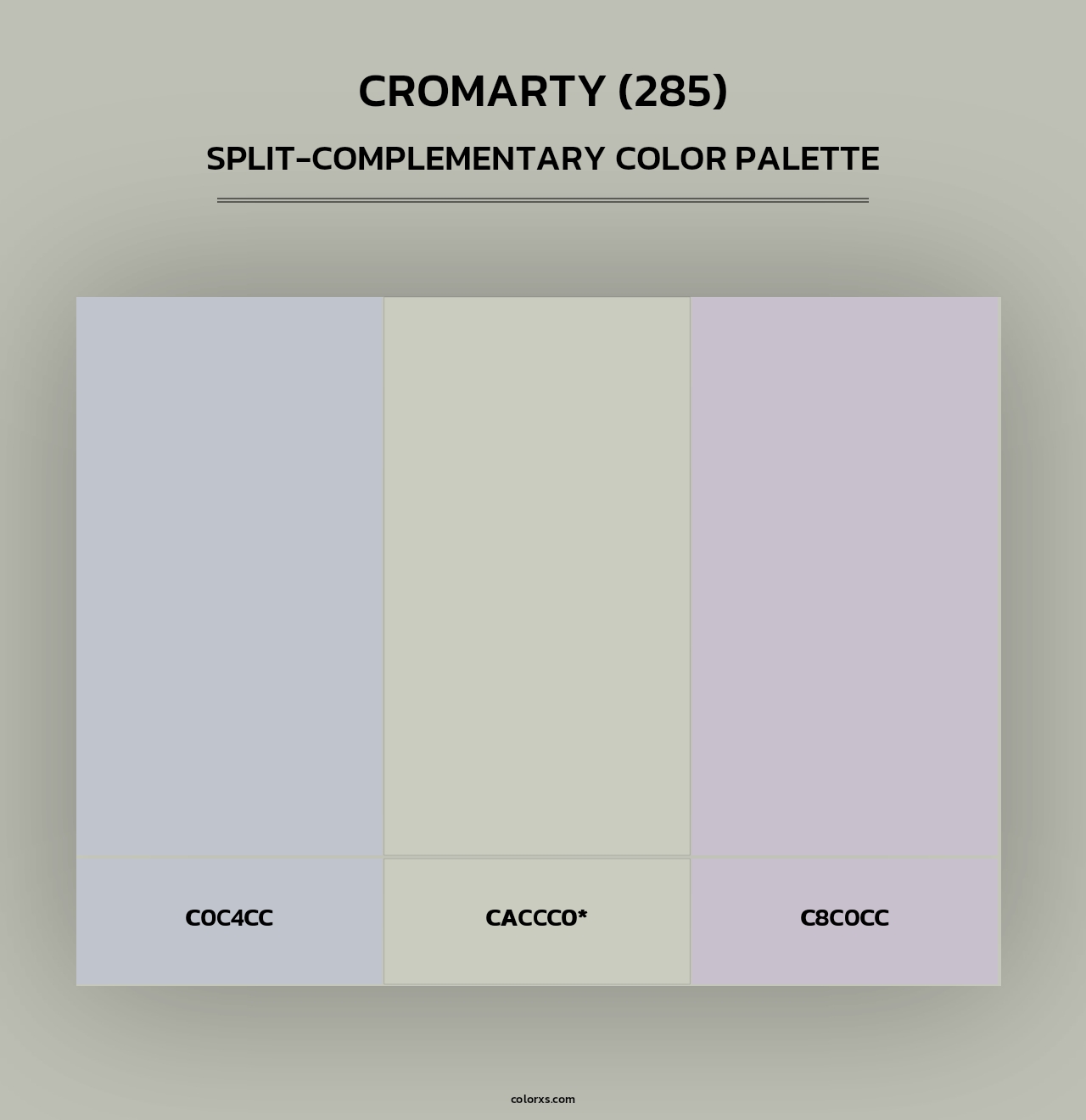 Cromarty (285) - Split-Complementary Color Palette