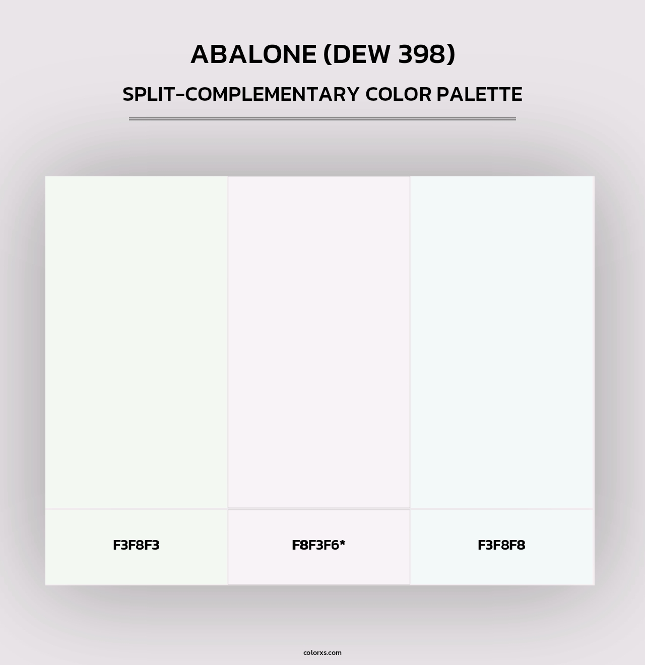 Abalone (DEW 398) - Split-Complementary Color Palette