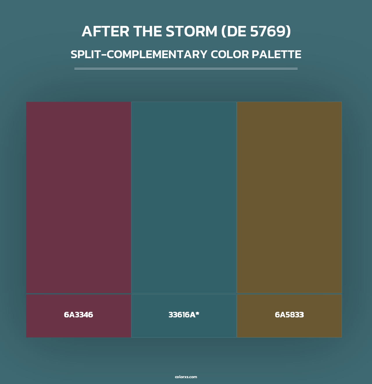 After the Storm (DE 5769) - Split-Complementary Color Palette