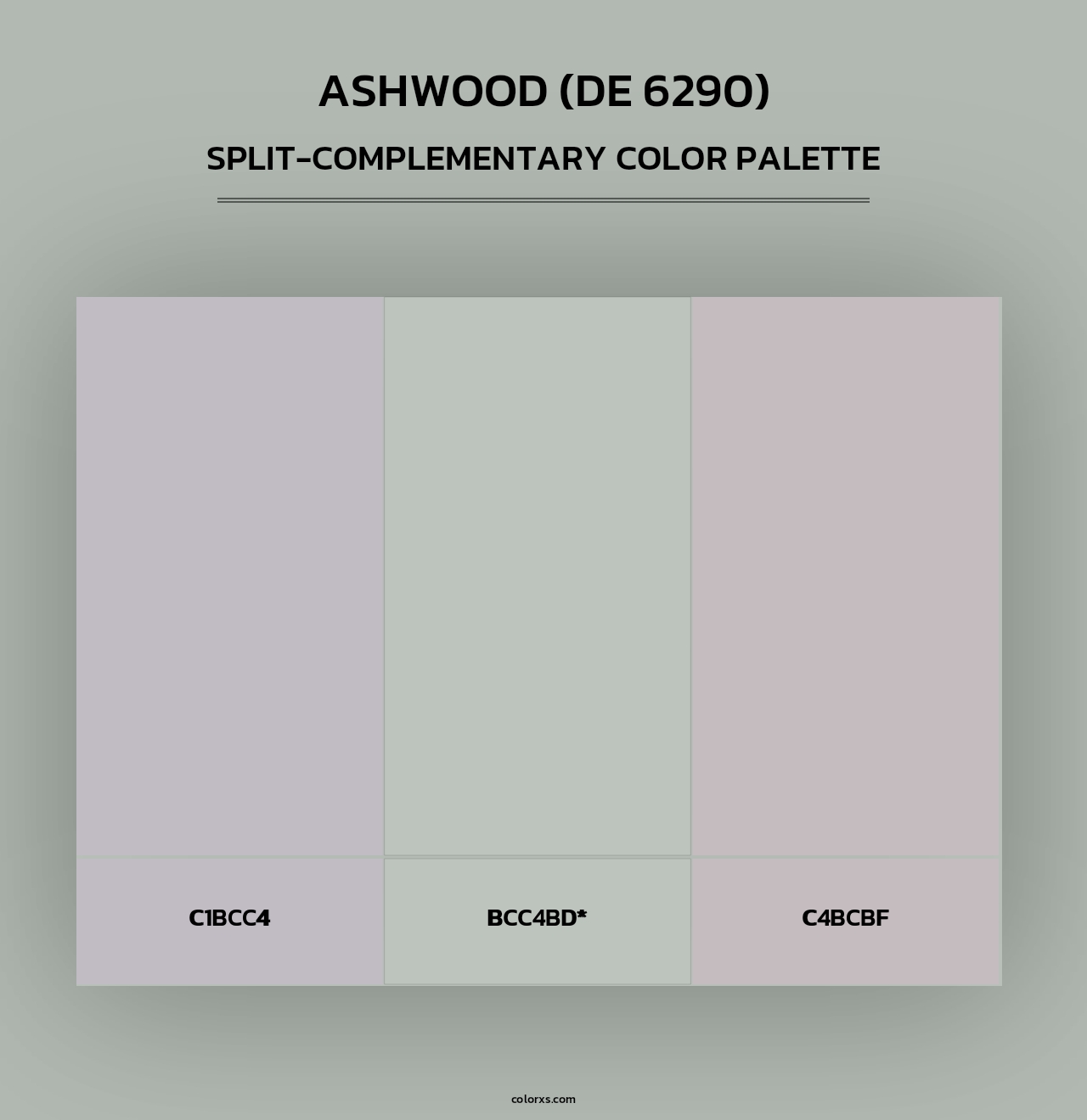 Ashwood (DE 6290) - Split-Complementary Color Palette