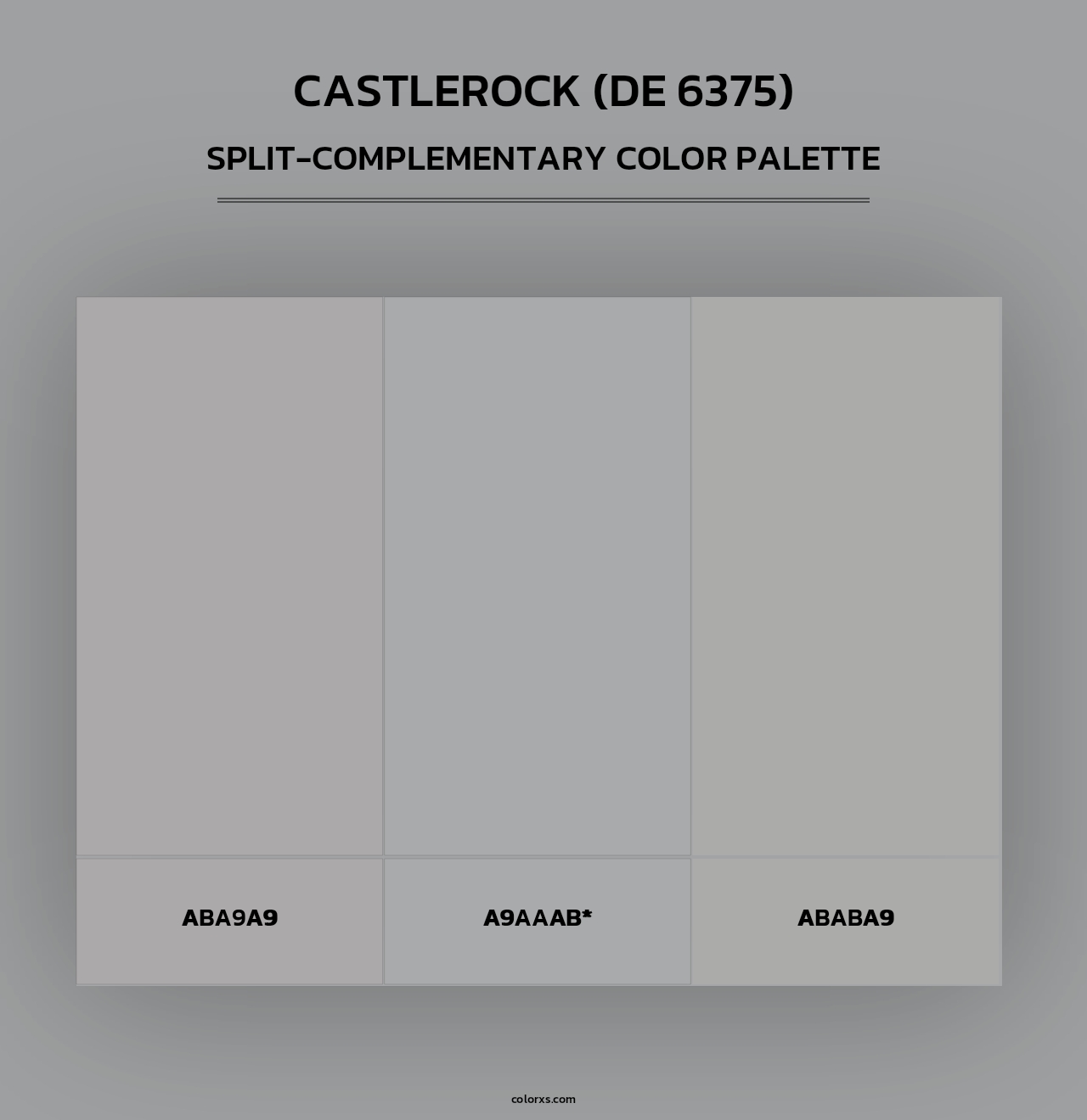 Castlerock (DE 6375) - Split-Complementary Color Palette