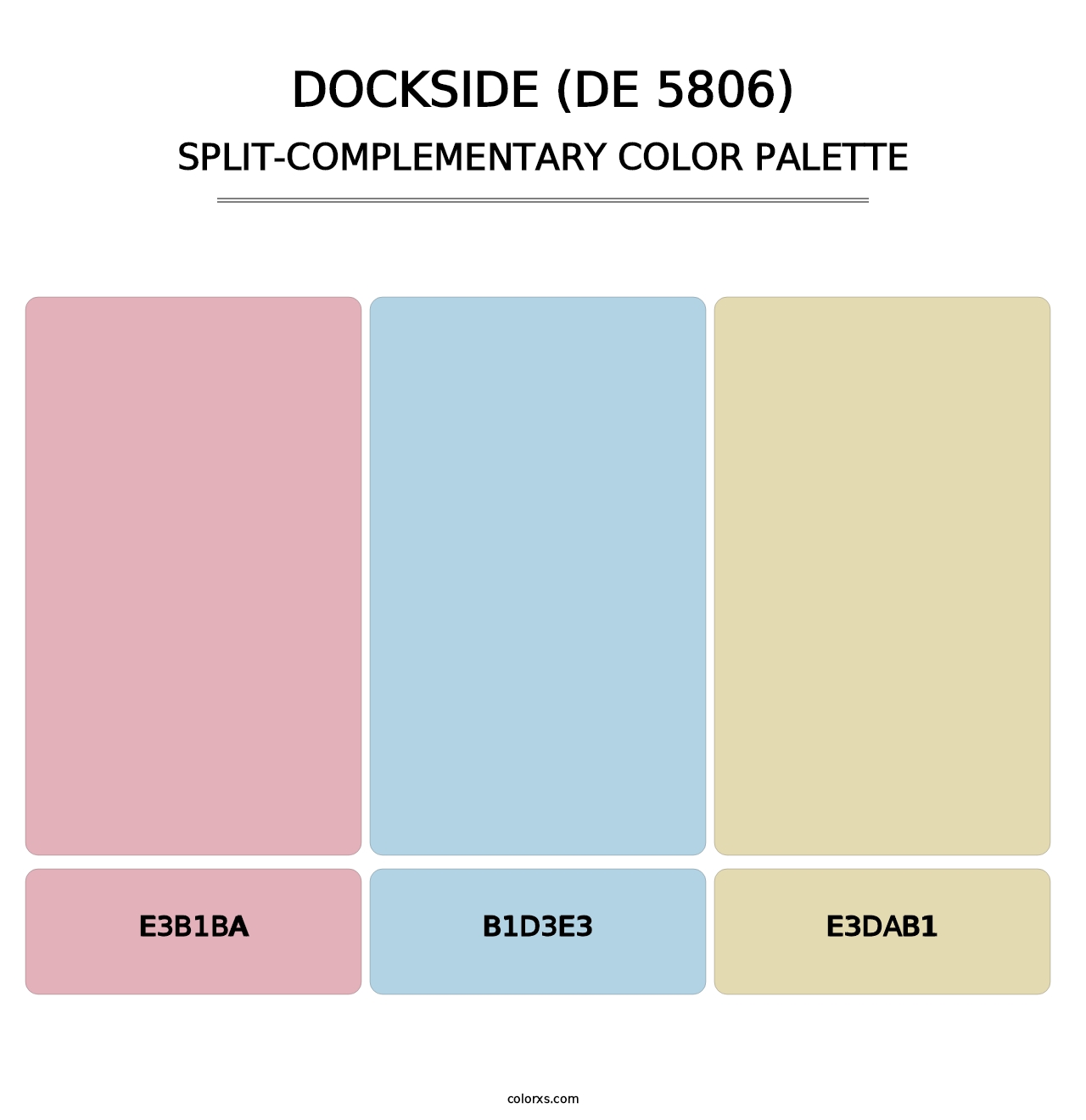 Dockside (DE 5806) - Split-Complementary Color Palette