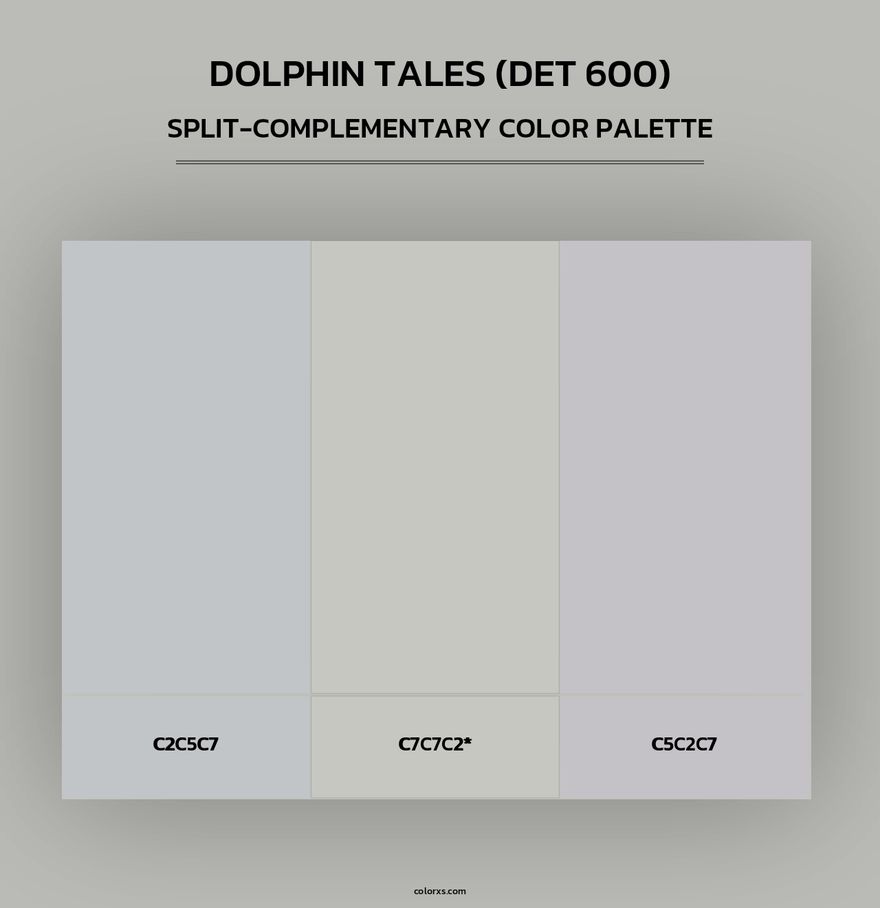Dolphin Tales (DET 600) - Split-Complementary Color Palette