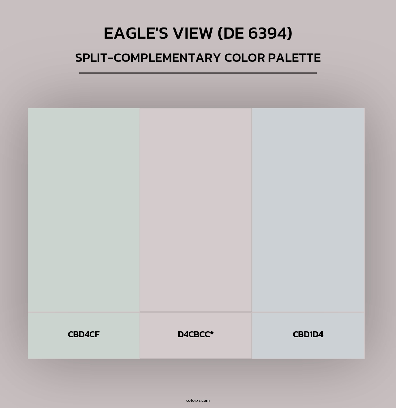 Eagle's View (DE 6394) - Split-Complementary Color Palette
