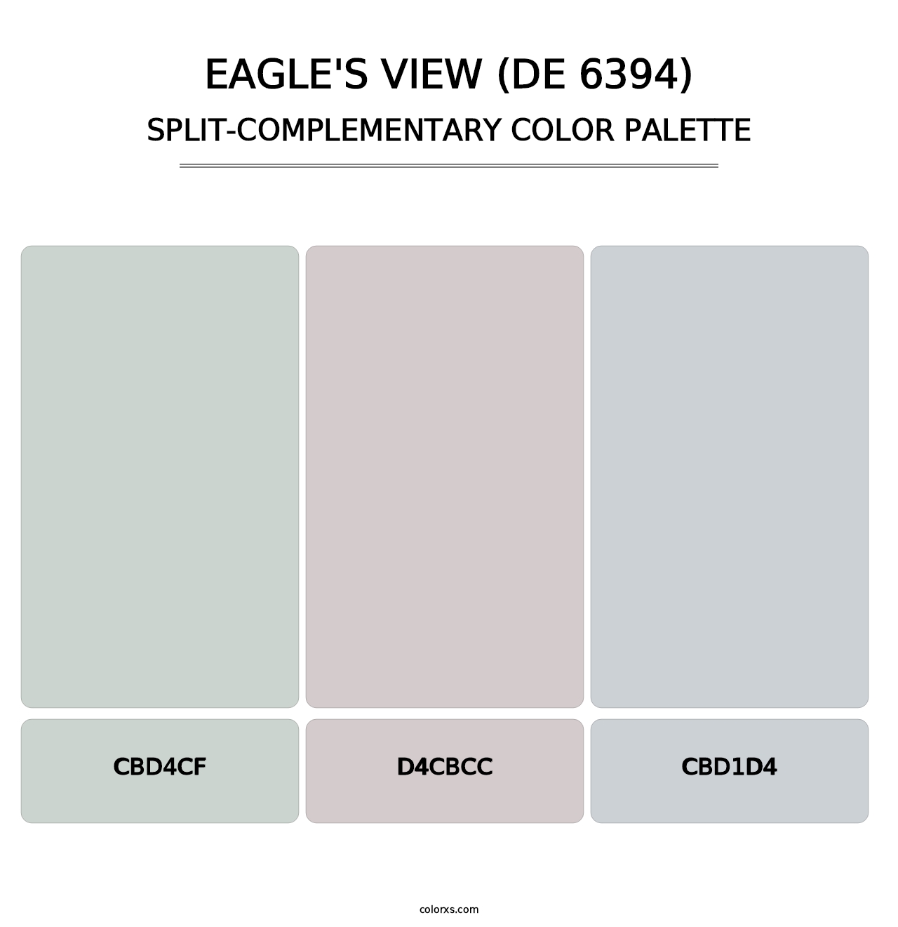 Eagle's View (DE 6394) - Split-Complementary Color Palette