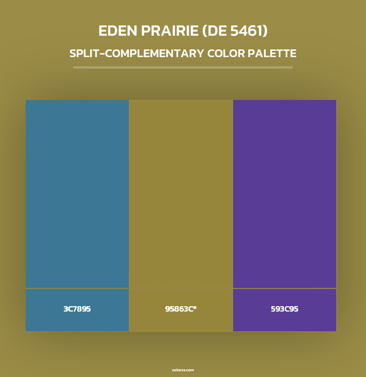 Eden Prairie (DE 5461) - Split-Complementary Color Palette
