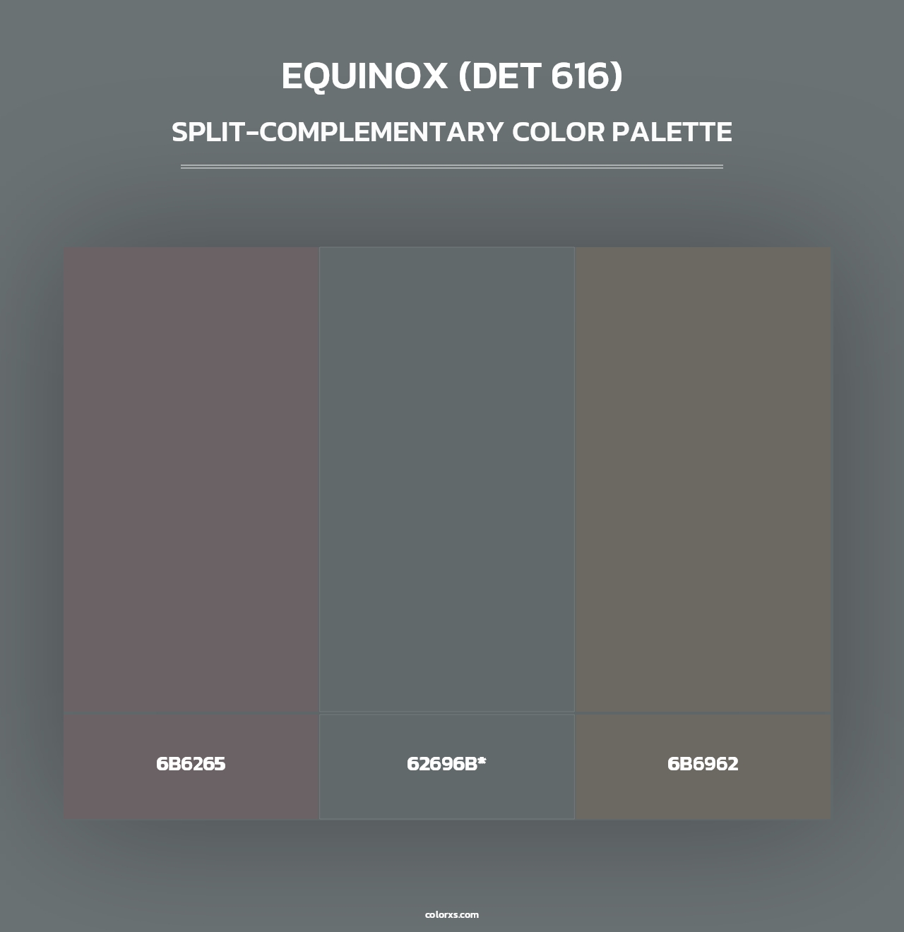 Equinox (DET 616) - Split-Complementary Color Palette