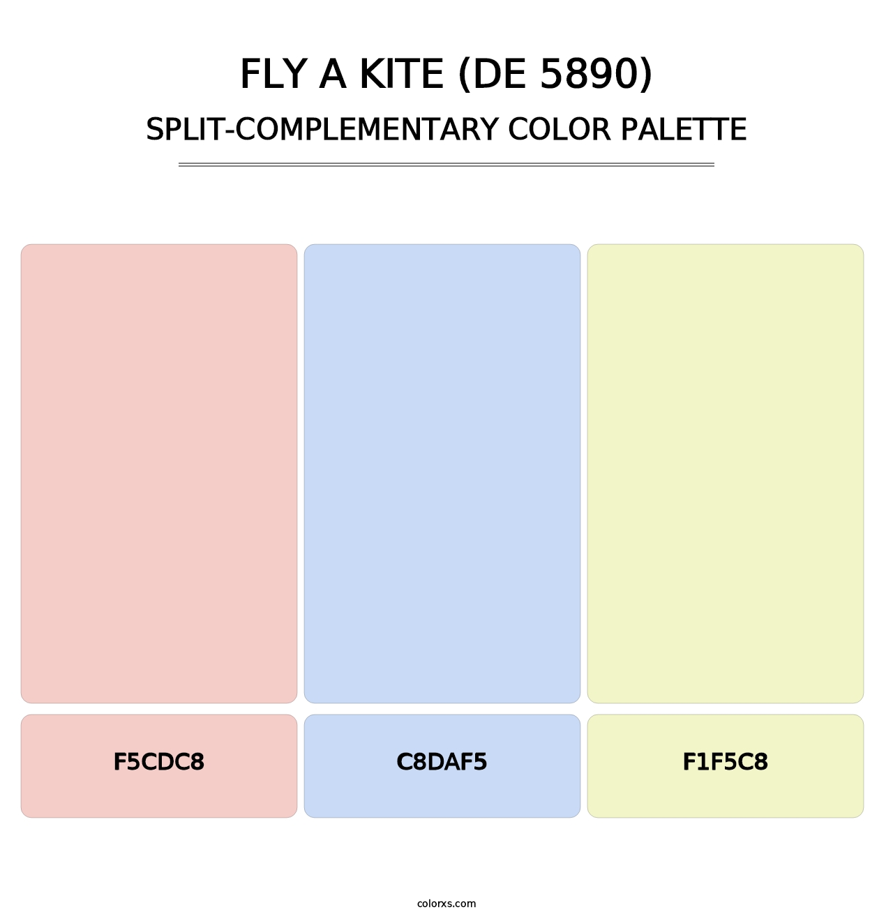 Fly a Kite (DE 5890) - Split-Complementary Color Palette