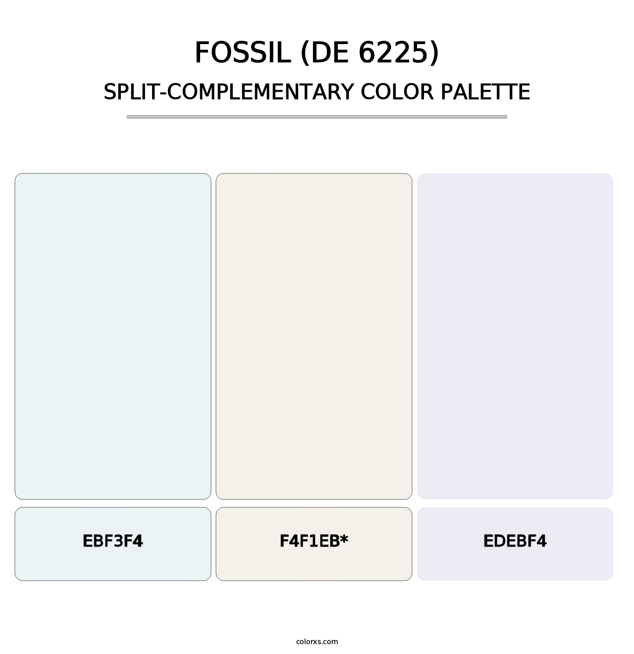 Fossil (DE 6225) - Split-Complementary Color Palette