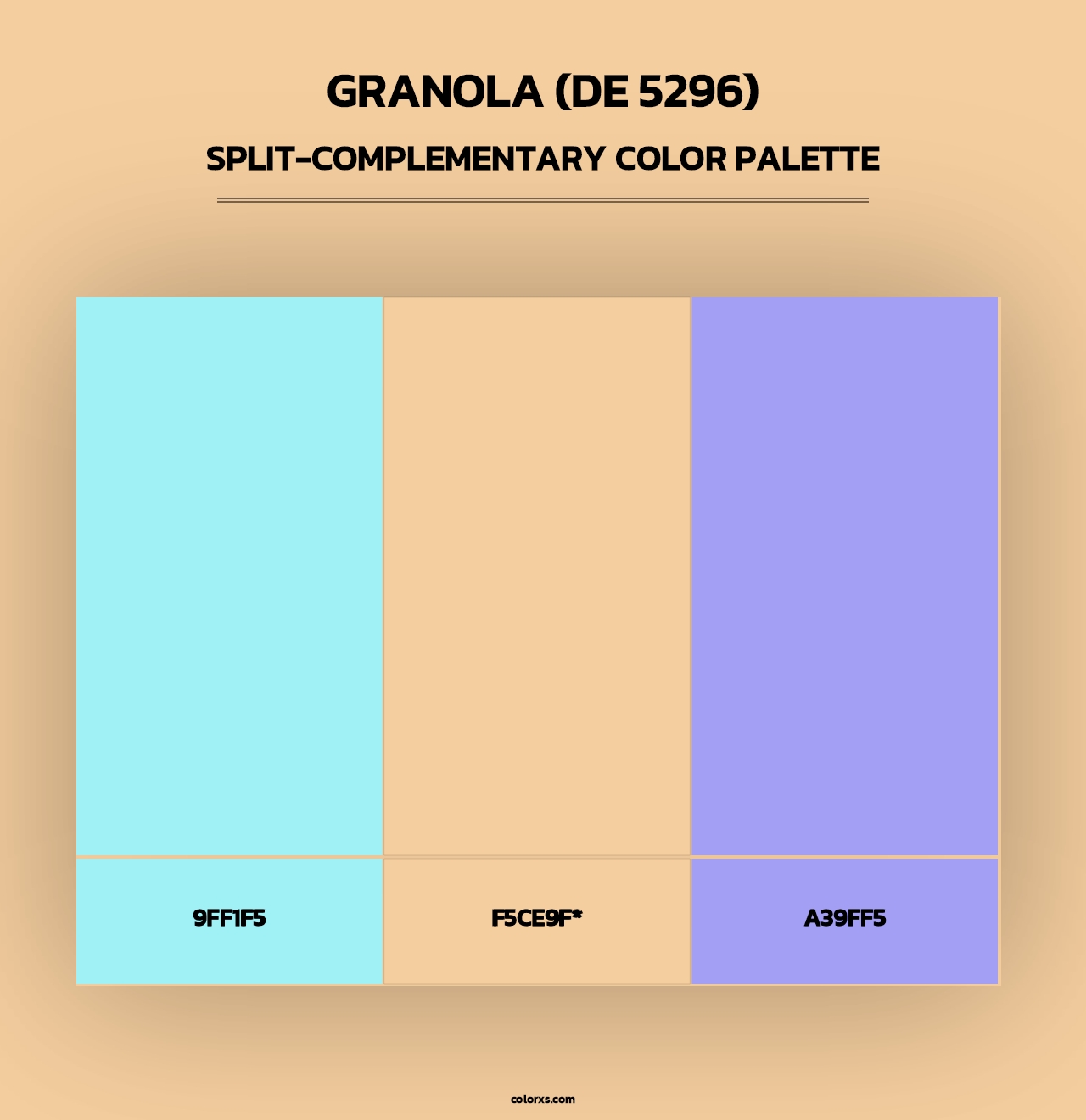 Granola (DE 5296) - Split-Complementary Color Palette