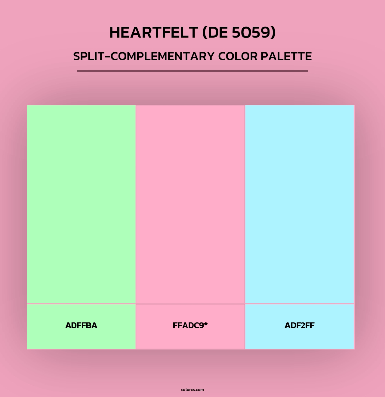 Heartfelt (DE 5059) - Split-Complementary Color Palette