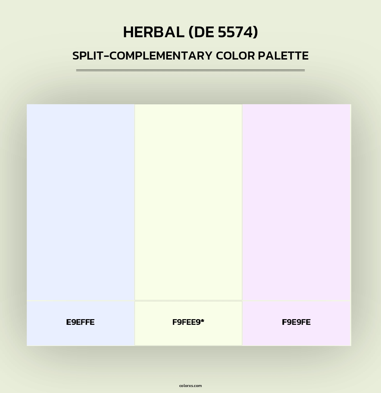 Herbal (DE 5574) - Split-Complementary Color Palette