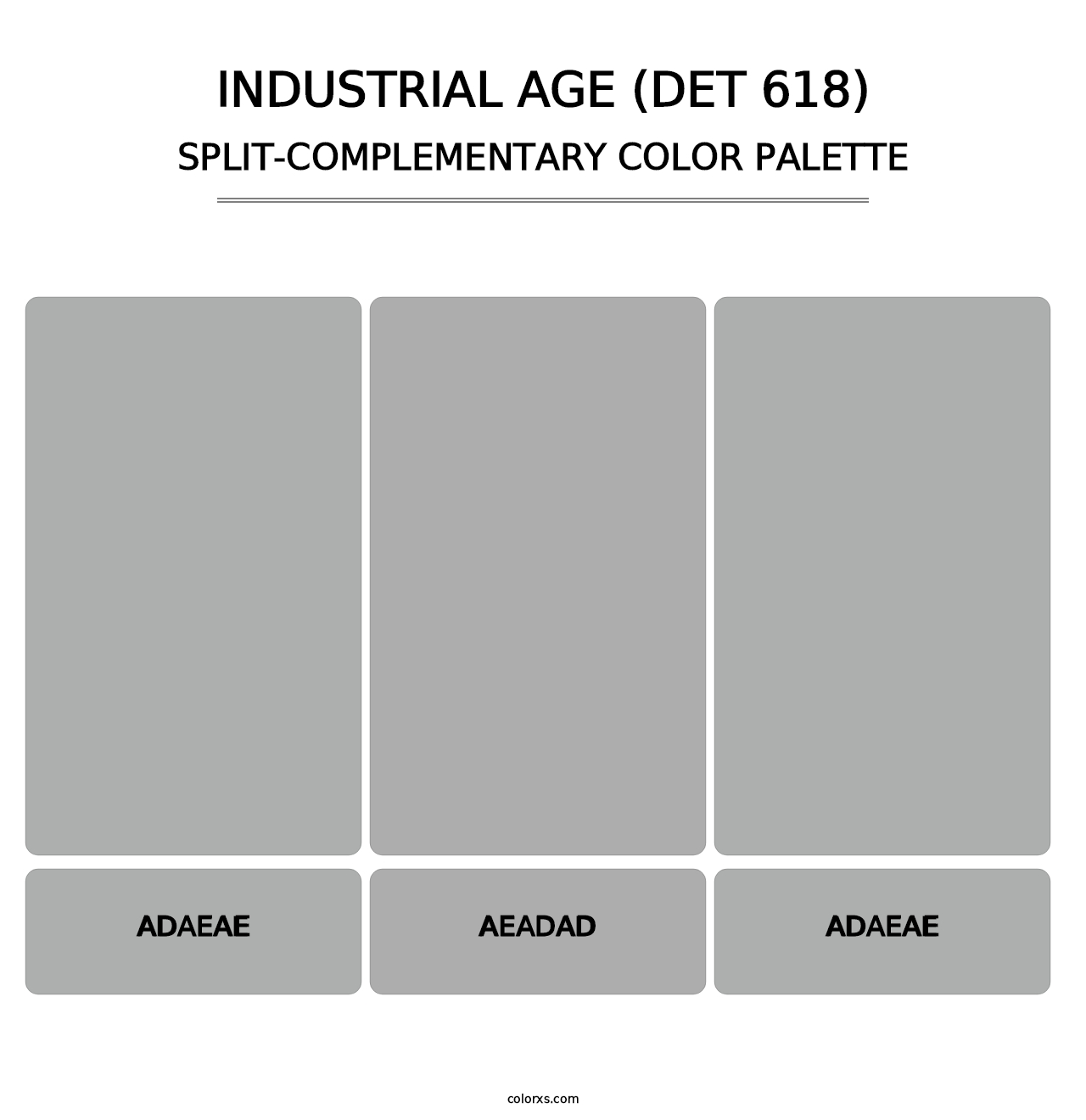 Industrial Age (DET 618) - Split-Complementary Color Palette