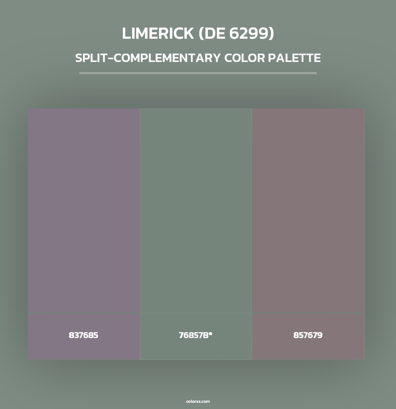 Limerick (DE 6299) - Split-Complementary Color Palette