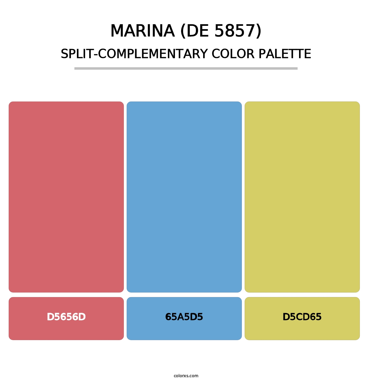 Marina (DE 5857) - Split-Complementary Color Palette