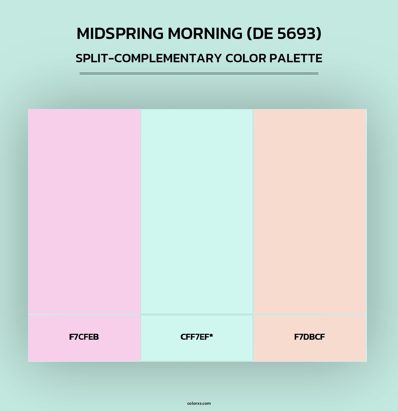 Midspring Morning (DE 5693) - Split-Complementary Color Palette