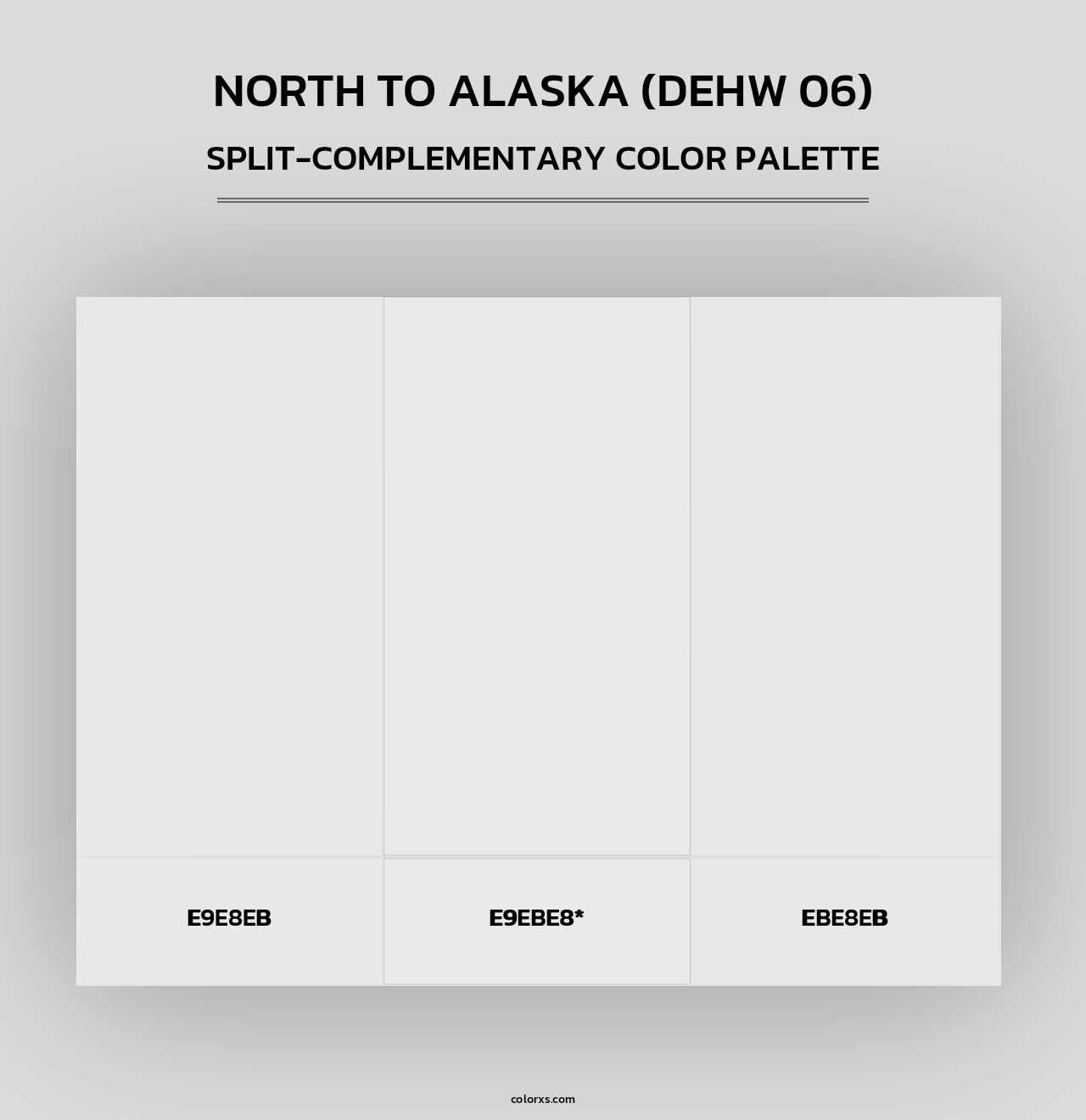 North To Alaska (DEHW 06) - Split-Complementary Color Palette