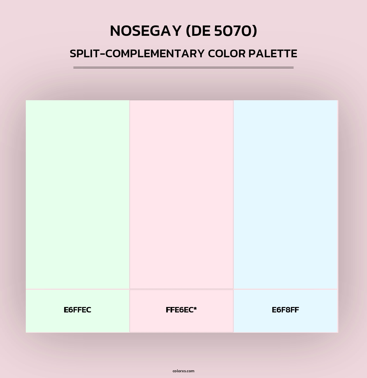 Nosegay (DE 5070) - Split-Complementary Color Palette
