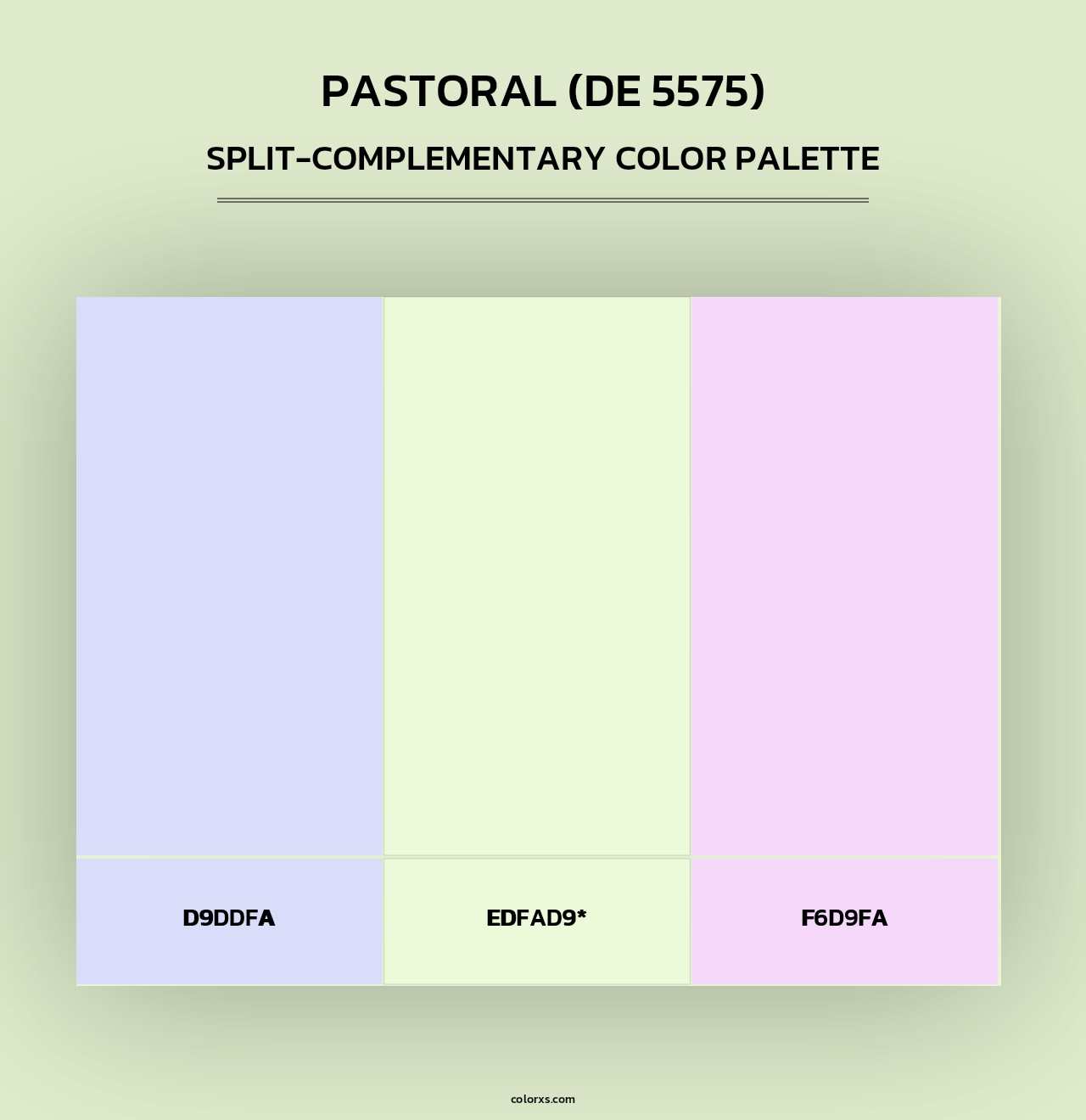 Pastoral (DE 5575) - Split-Complementary Color Palette