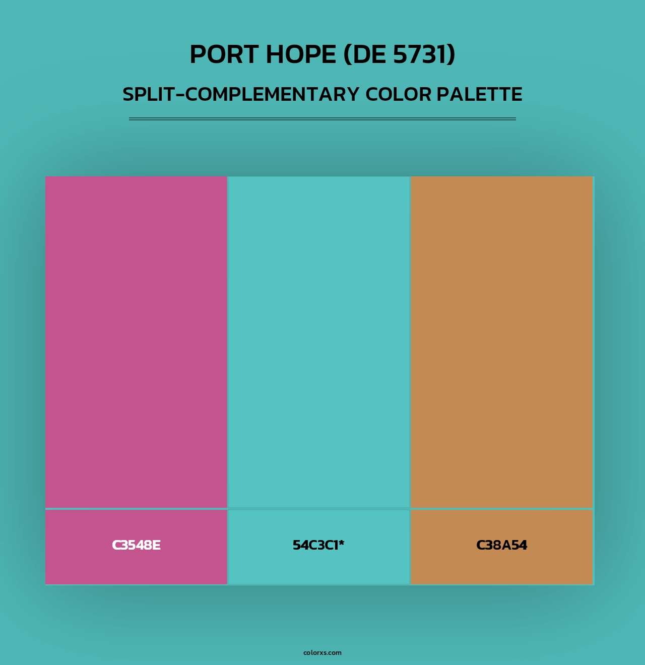 Port Hope (DE 5731) - Split-Complementary Color Palette