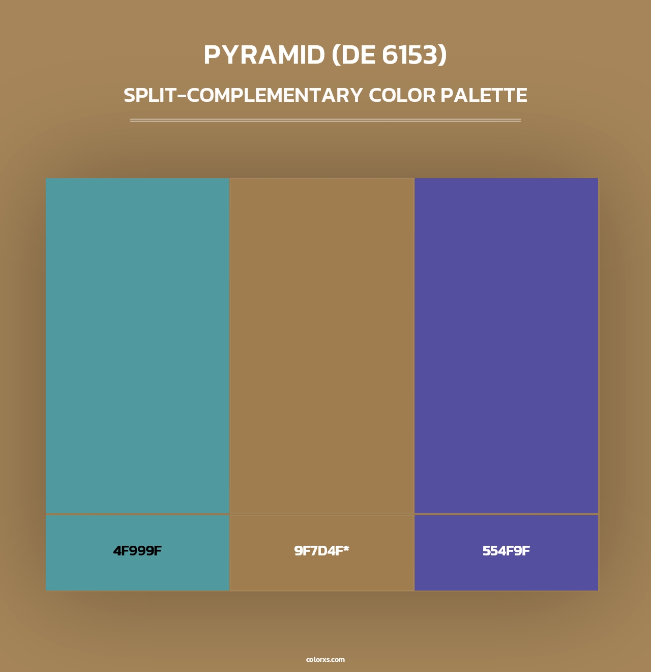 Pyramid (DE 6153) - Split-Complementary Color Palette