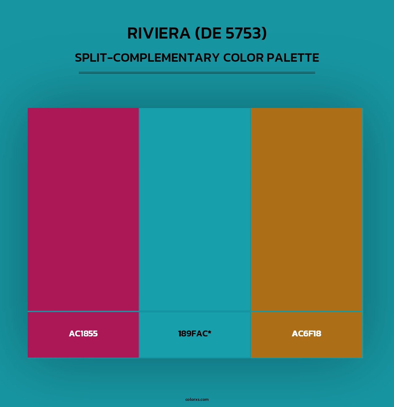 Riviera (DE 5753) - Split-Complementary Color Palette