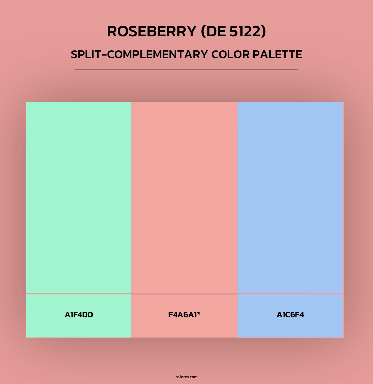 Roseberry (DE 5122) - Split-Complementary Color Palette