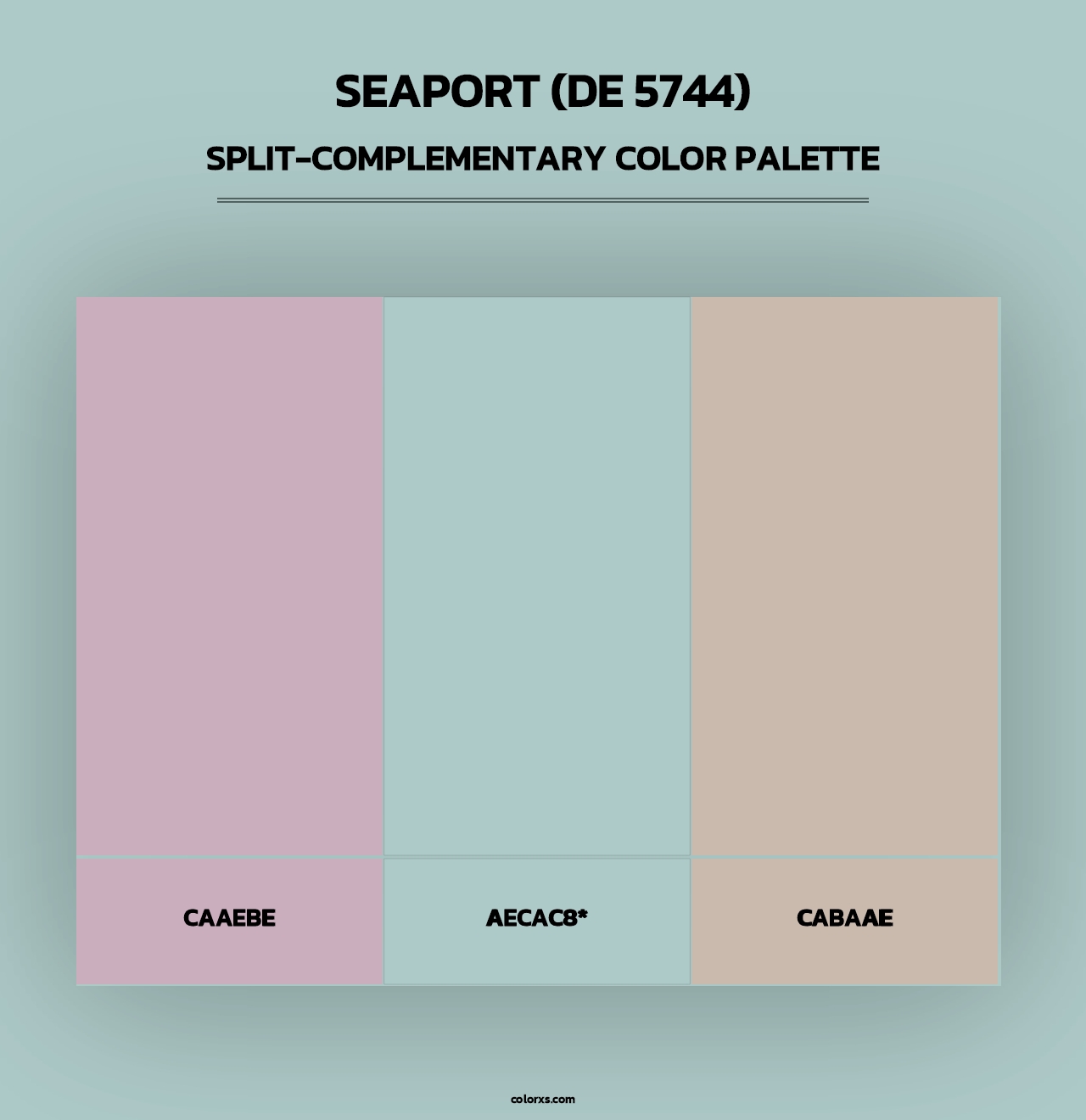 Seaport (DE 5744) - Split-Complementary Color Palette