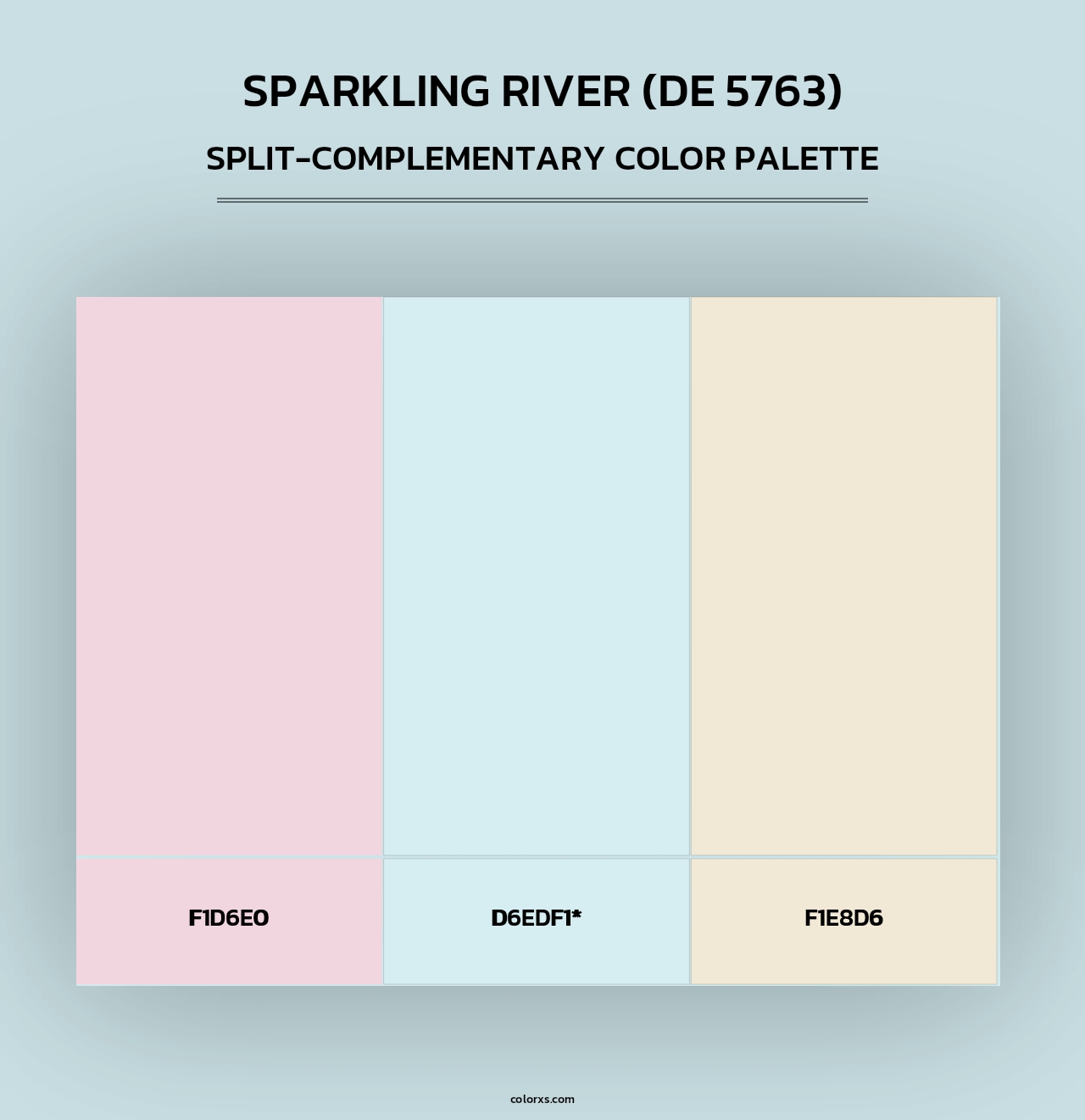 Sparkling River (DE 5763) - Split-Complementary Color Palette
