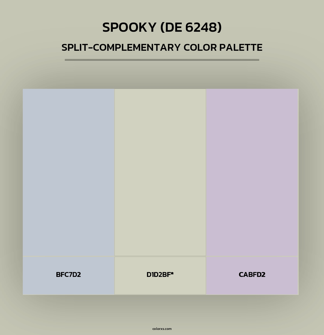 Spooky (DE 6248) - Split-Complementary Color Palette