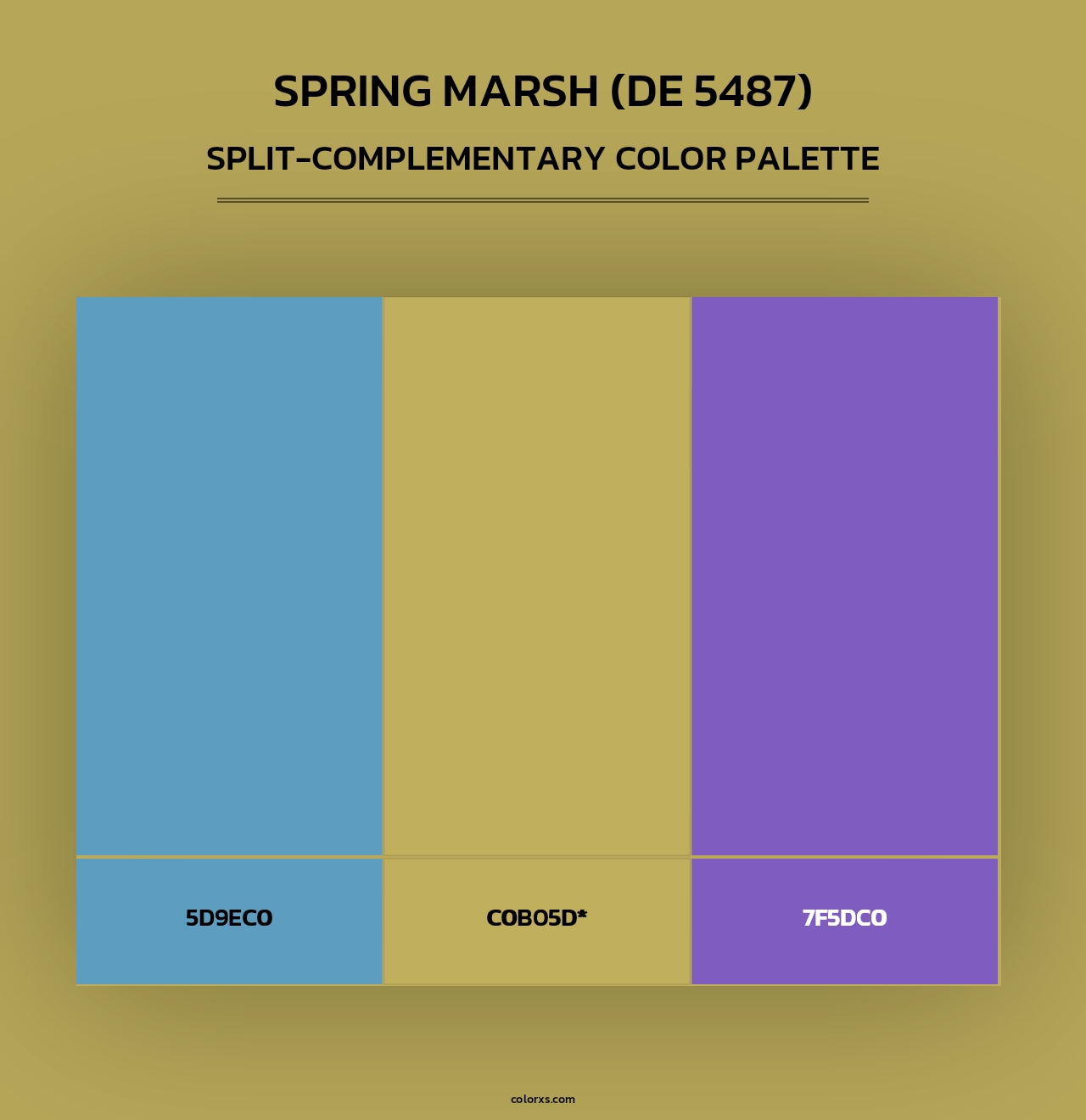 Spring Marsh (DE 5487) - Split-Complementary Color Palette