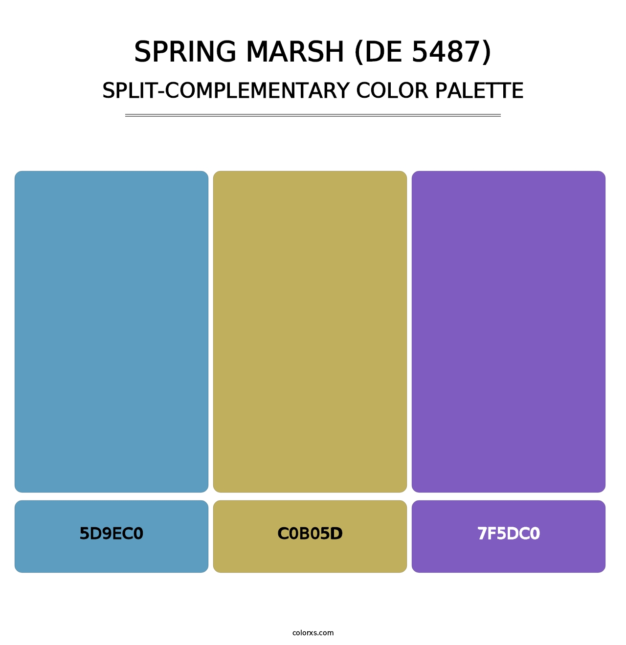 Spring Marsh (DE 5487) - Split-Complementary Color Palette