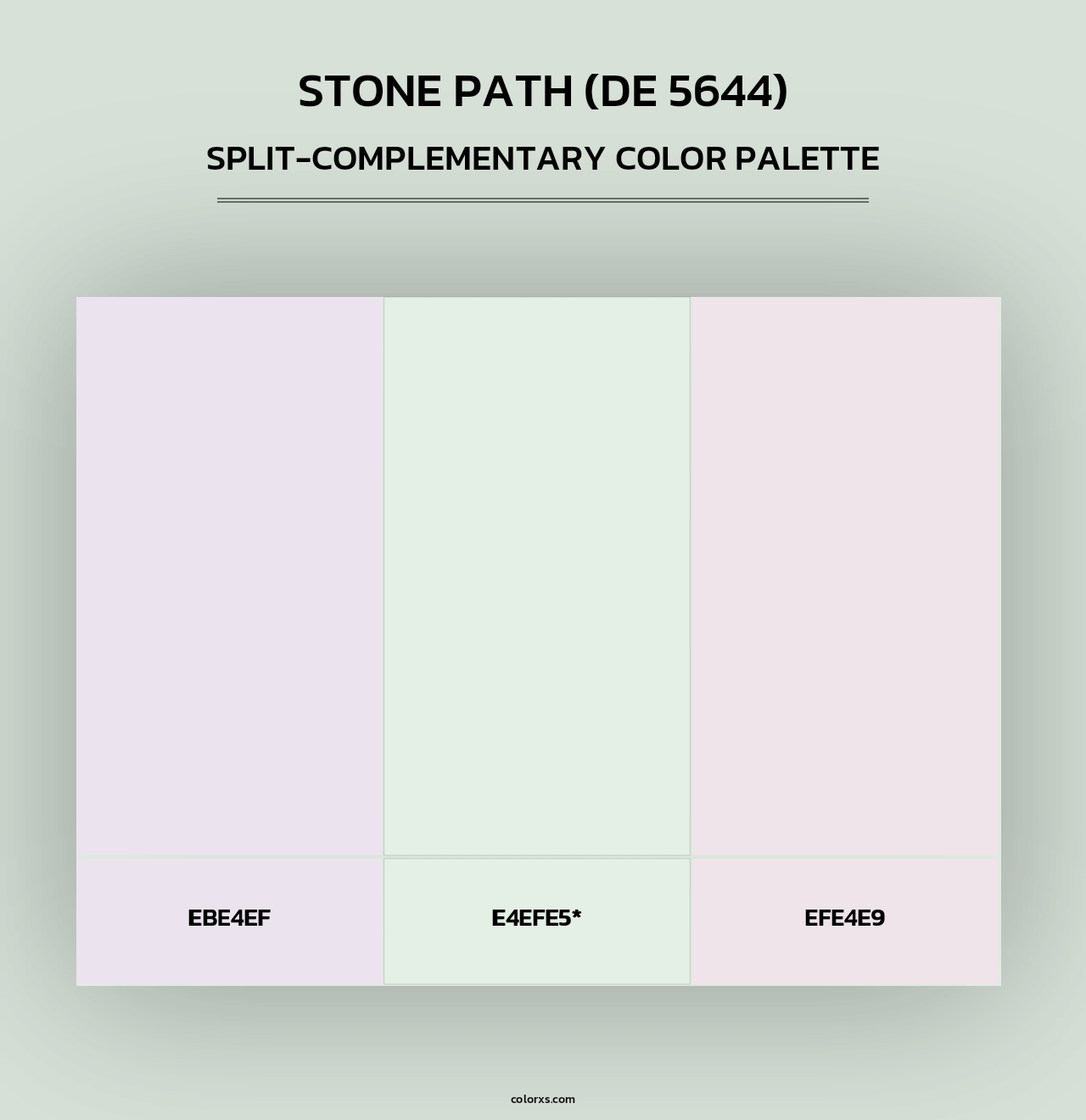 Stone Path (DE 5644) - Split-Complementary Color Palette