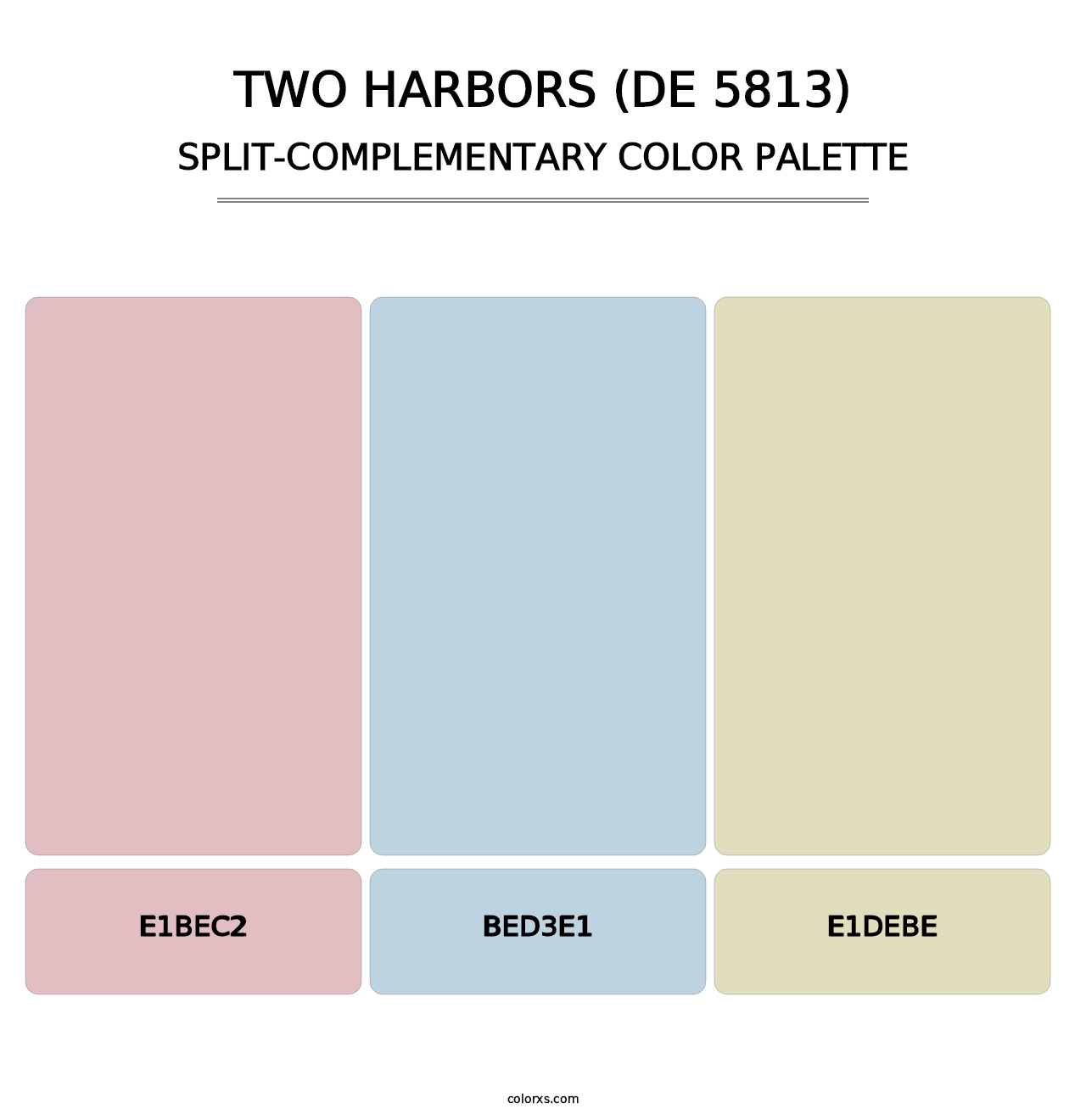 Two Harbors (DE 5813) - Split-Complementary Color Palette