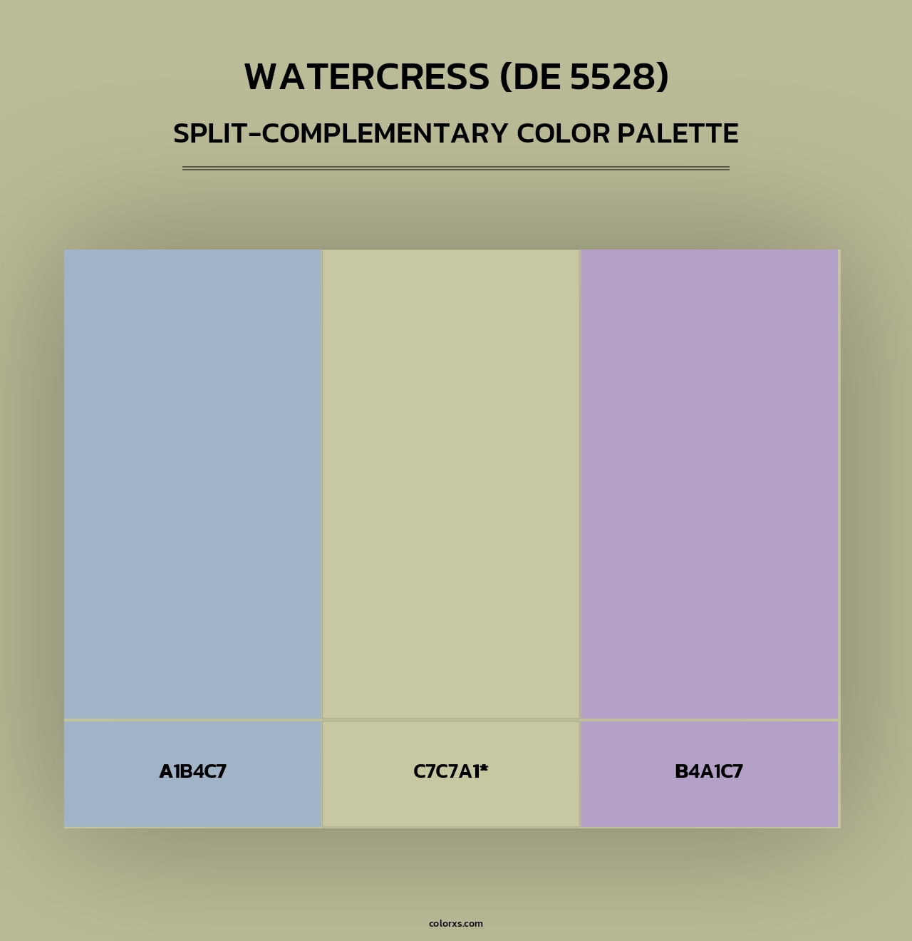 Watercress (DE 5528) - Split-Complementary Color Palette