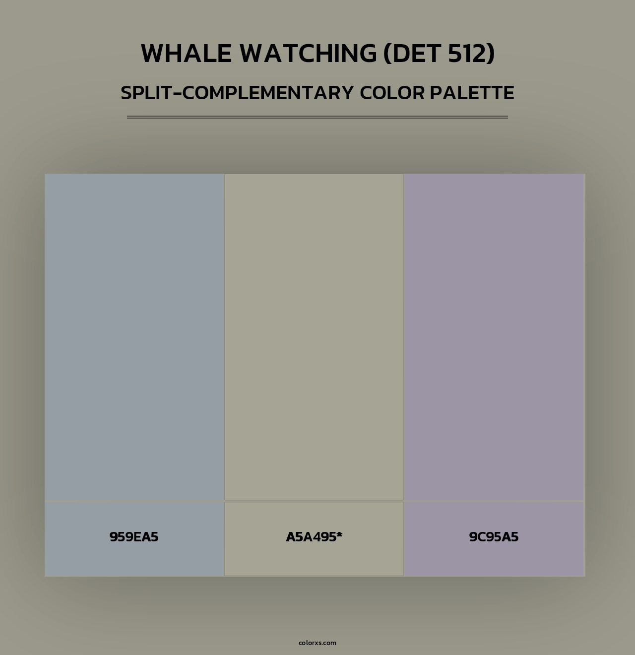Whale Watching (DET 512) - Split-Complementary Color Palette