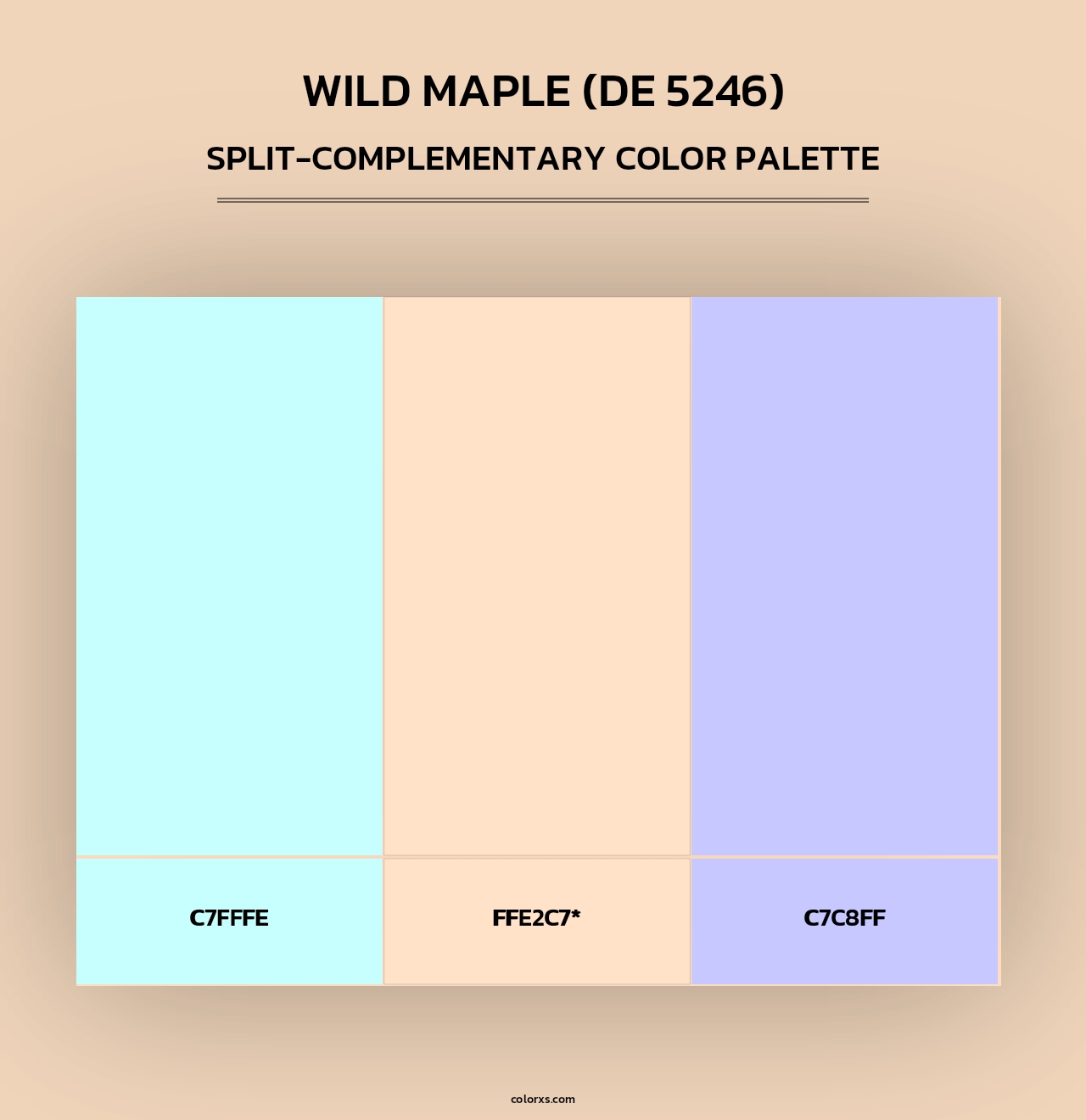Wild Maple (DE 5246) - Split-Complementary Color Palette