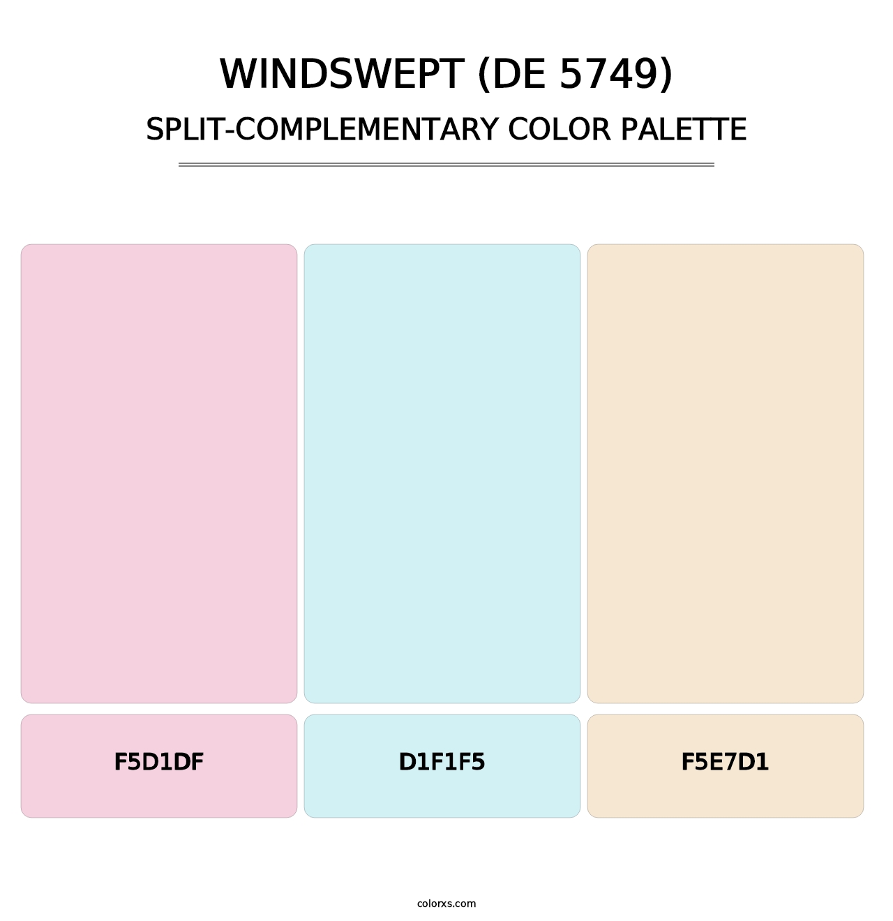 Windswept (DE 5749) - Split-Complementary Color Palette