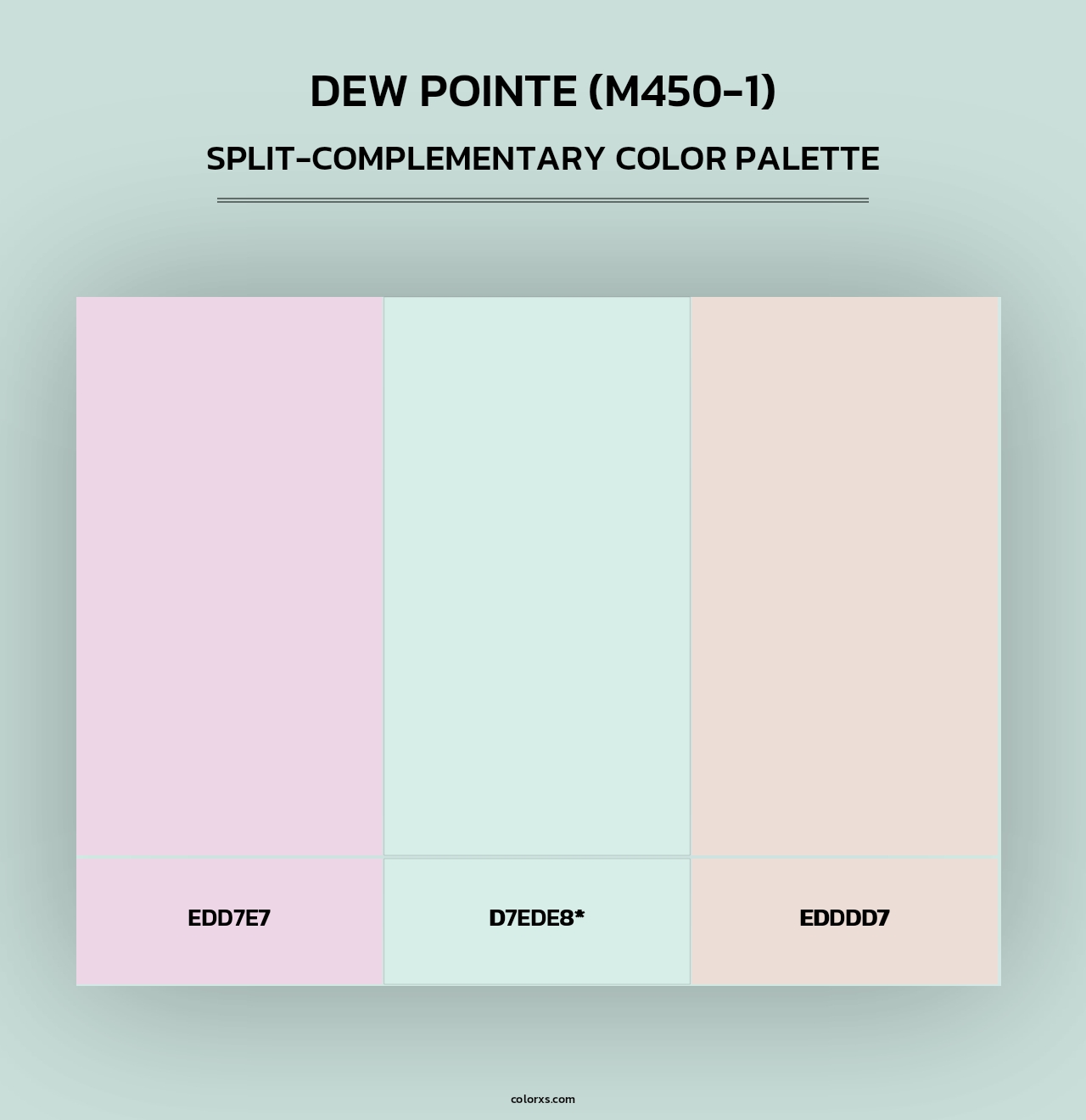 Dew Pointe (M450-1) - Split-Complementary Color Palette