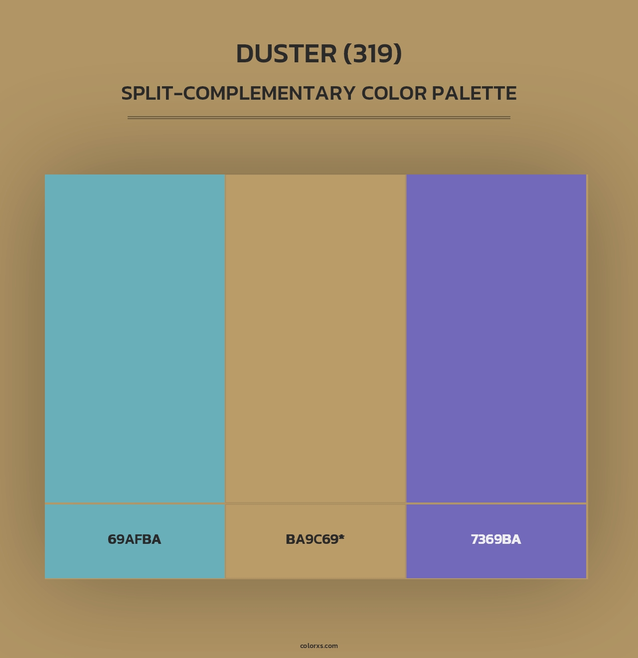 Duster (319) - Split-Complementary Color Palette