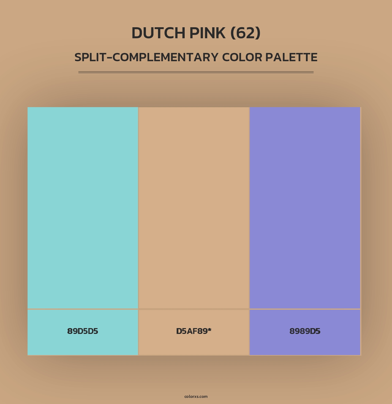 Dutch Pink (62) - Split-Complementary Color Palette