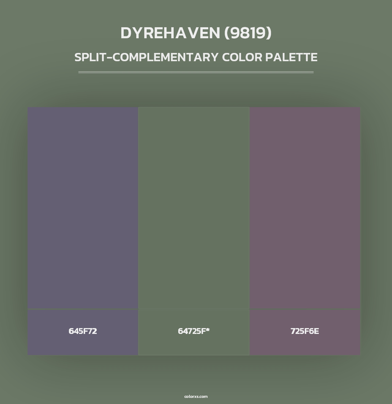 Dyrehaven (9819) - Split-Complementary Color Palette