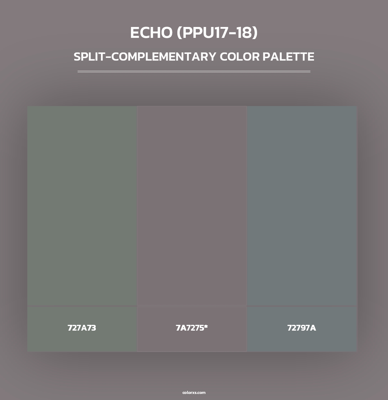 Echo (PPU17-18) - Split-Complementary Color Palette