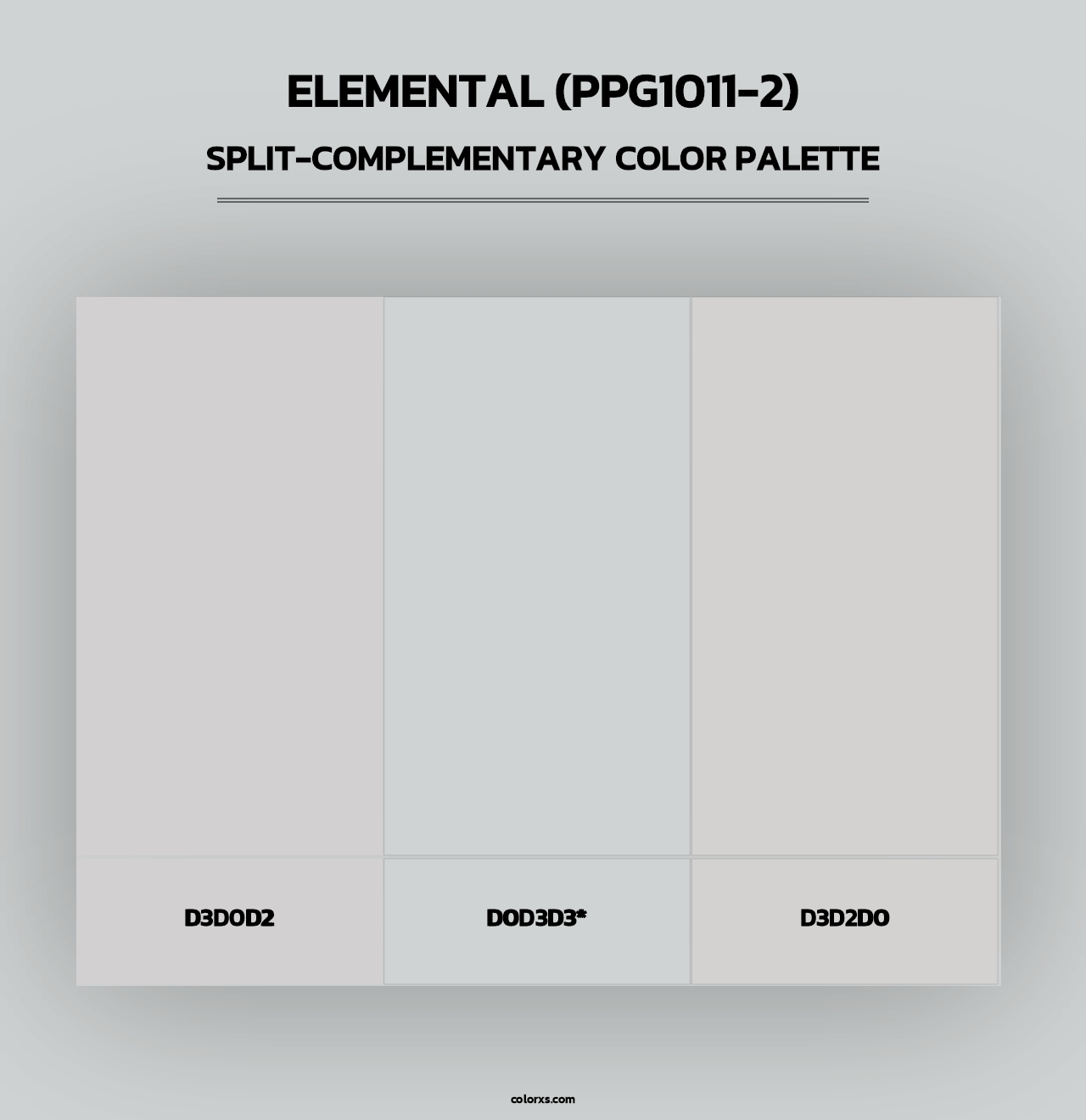 Elemental (PPG1011-2) - Split-Complementary Color Palette