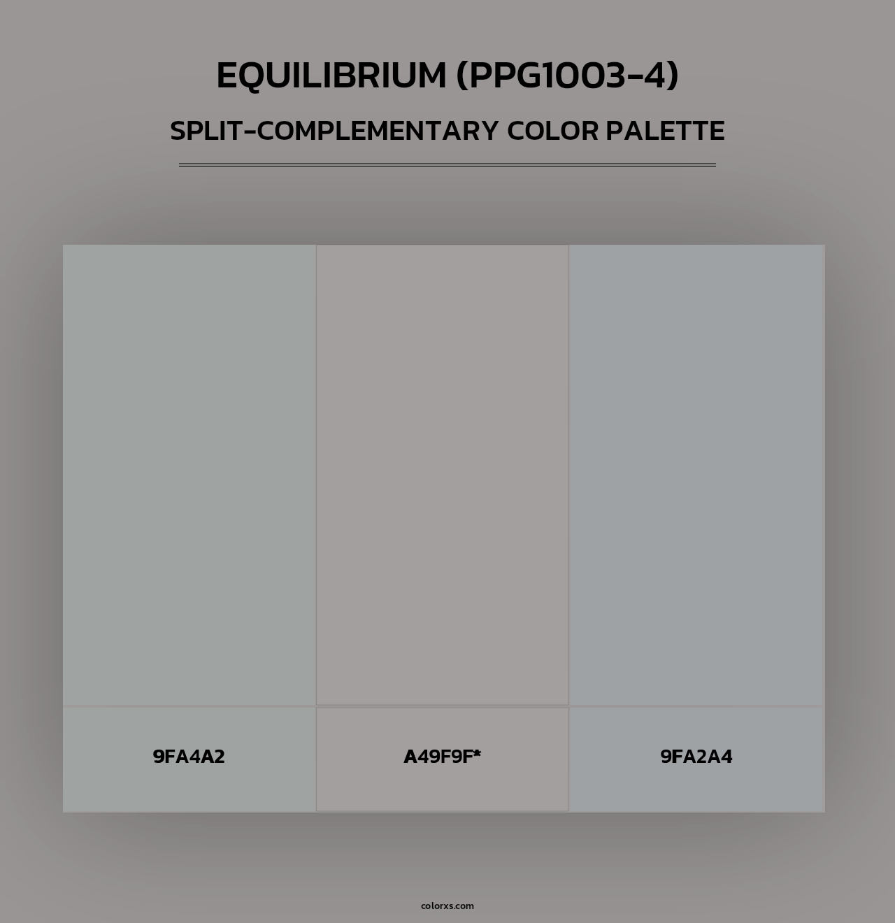 Equilibrium (PPG1003-4) - Split-Complementary Color Palette