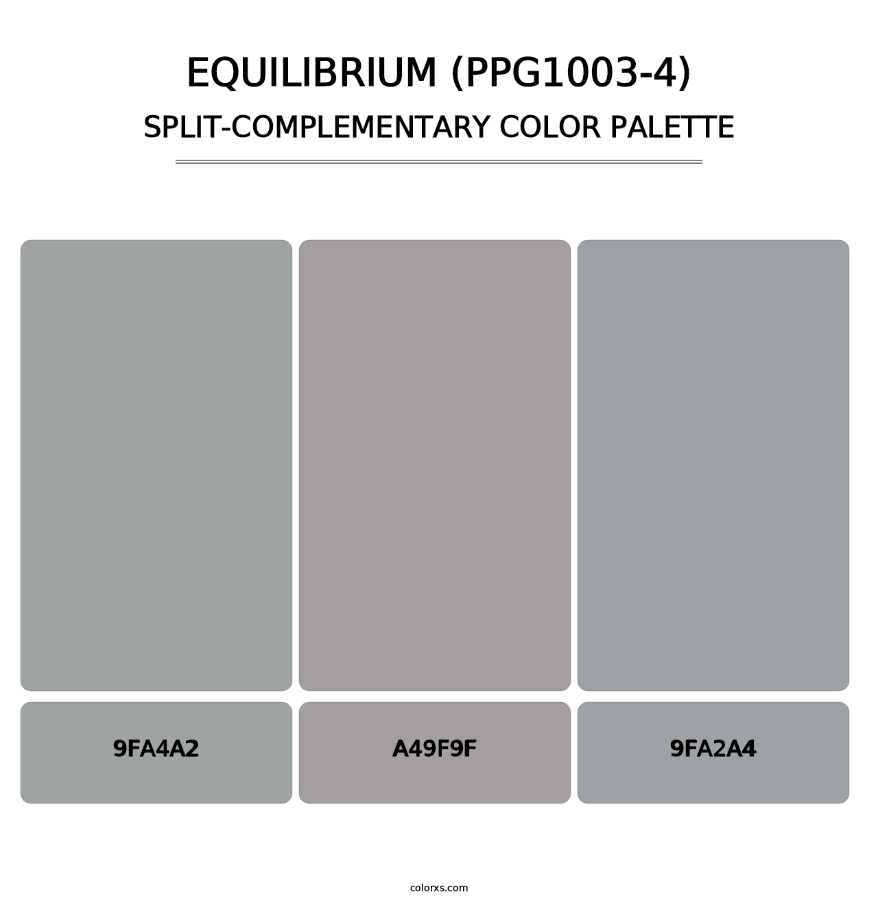 Equilibrium (PPG1003-4) - Split-Complementary Color Palette