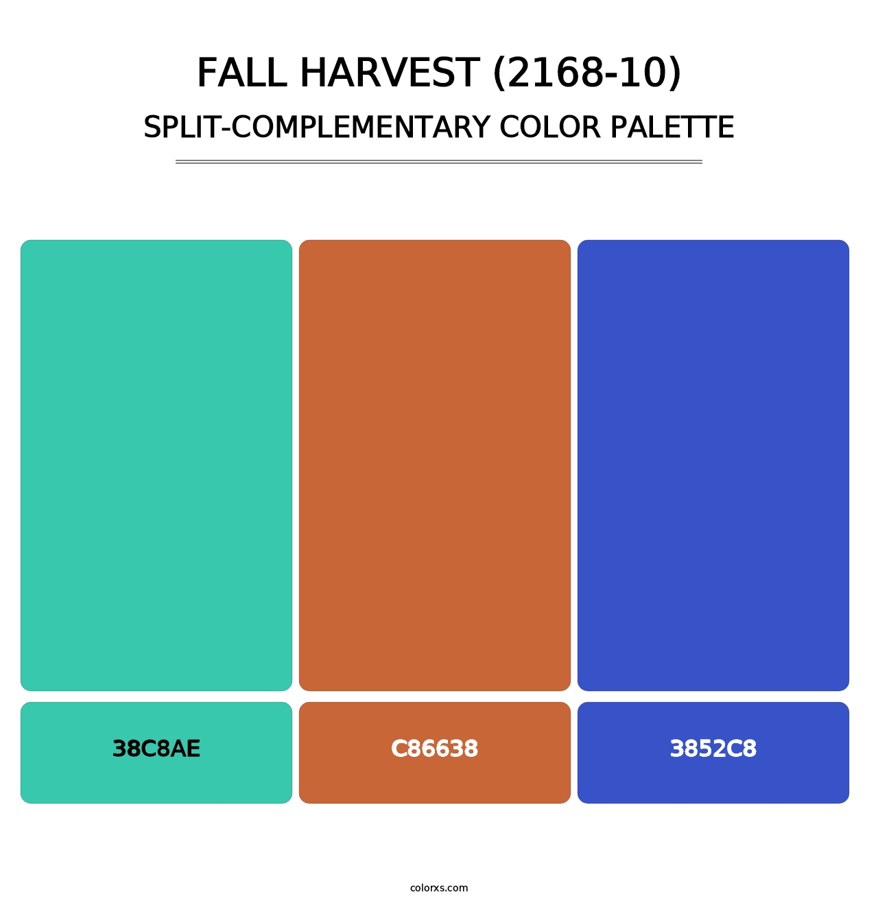 Fall Harvest (2168-10) - Split-Complementary Color Palette