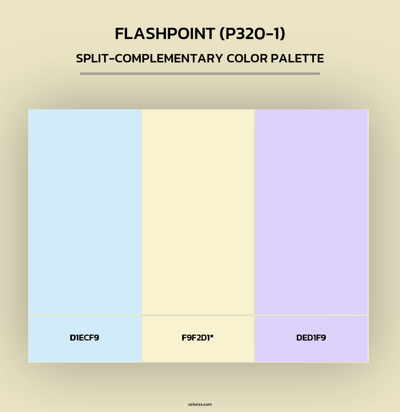 Flashpoint (P320-1) - Split-Complementary Color Palette