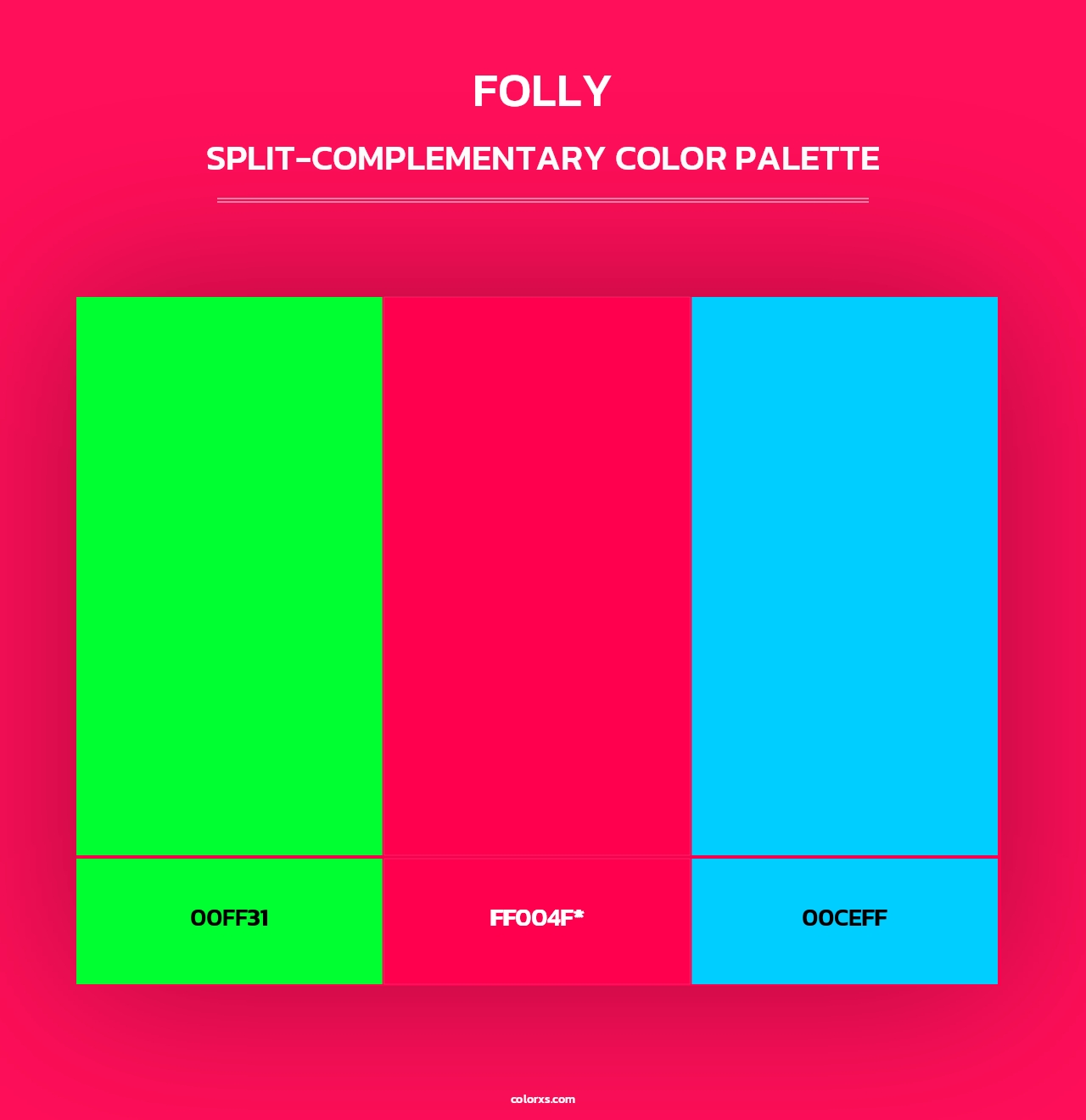 Folly - Split-Complementary Color Palette